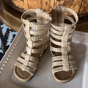 Childrens Place Gold Gladiator Sandal